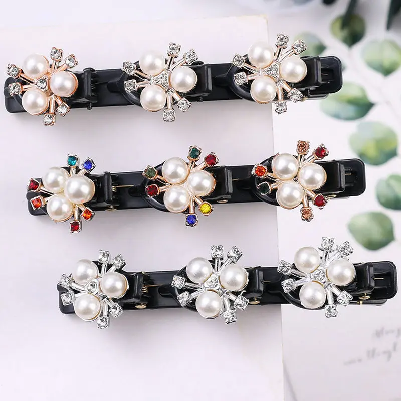 Hairpin Side Bangs Clip Ladies Girls Fixed Shape Clip Tooth-shaped Pearl Flower Braided Hair Duckbill Clip Fashion Hair Acceo
Hairpin Side Bangs Clip Ladies Girls Fixed Shape Clip Tooth-shaped Pearl Flower Braided Hair Duckbill Clip Fashion Hair Acceo