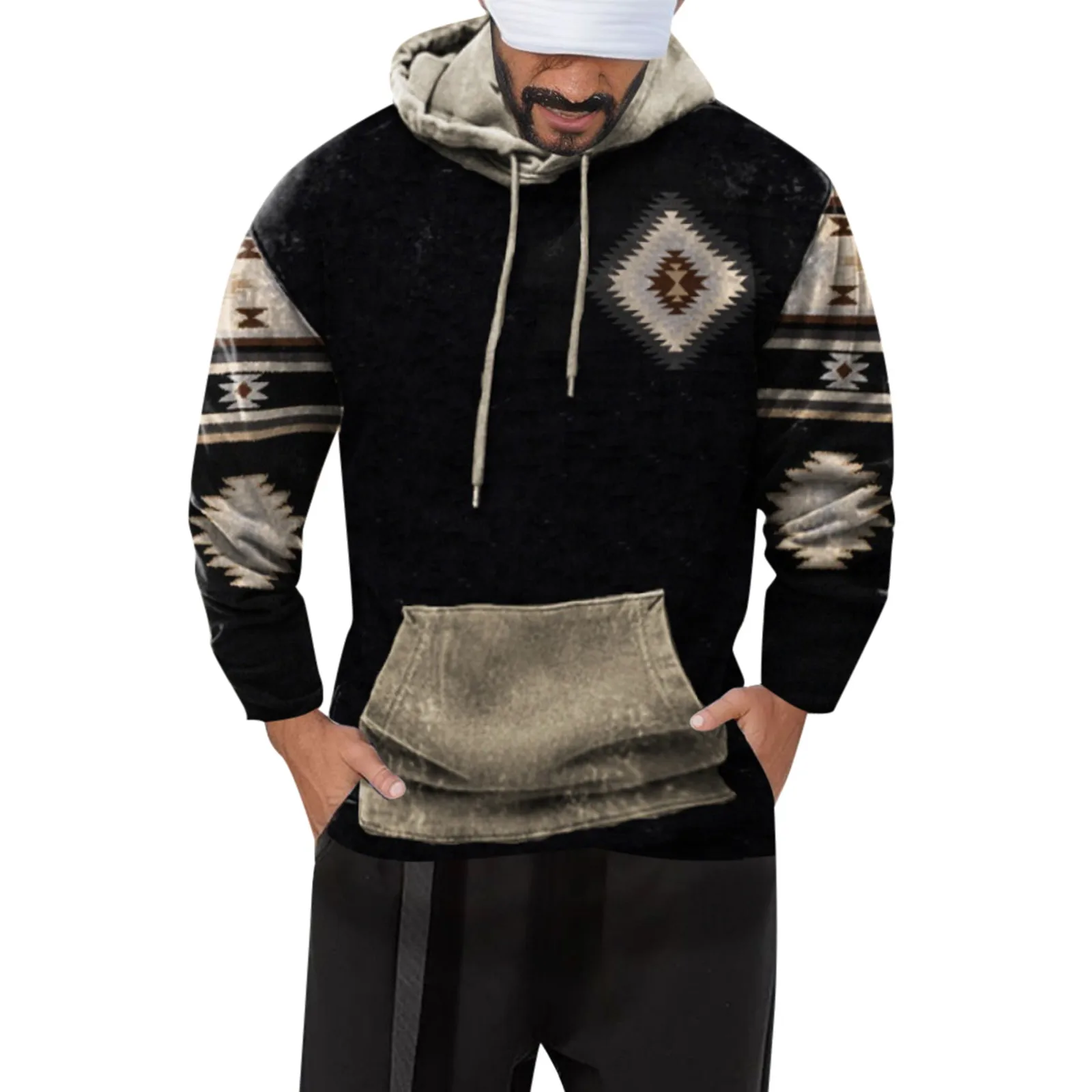 Vintage Oversized Hoodies Sweatshirt Pullover Tops Ethnic Print Hoodie Retro Men's Sweatshirt Drawstring Moletom Masculinos
Vintage Oversized Hoodies Sweatshirt Pullover Tops Ethnic Print Hoodie Retro Men's Sweatshirt Drawstring Moletom Masculinos