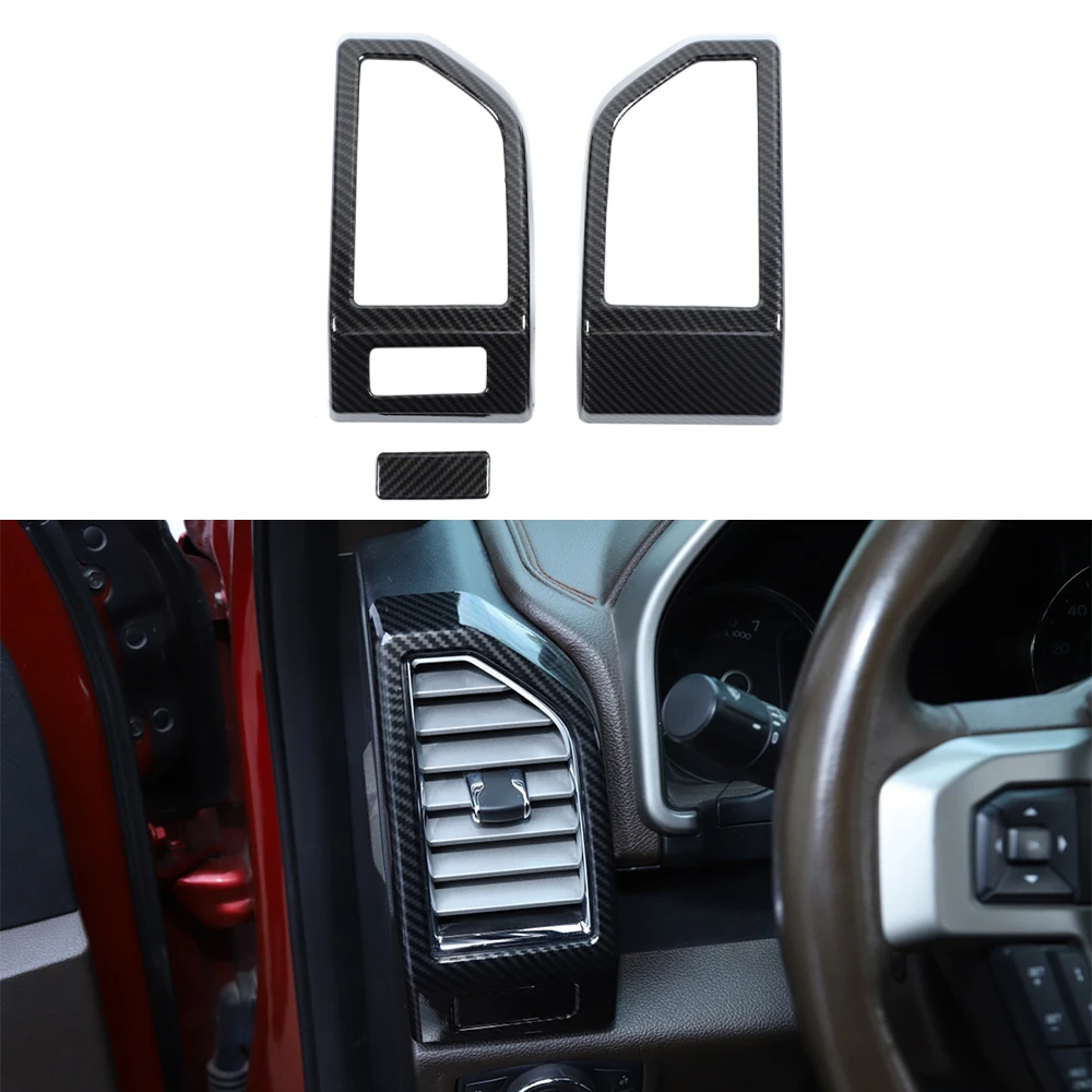 Dashboard Air Conditioner Vent Outlet Decoration Cover Trim for Ford F150 2015-2020 Car Interior Accessories ABS Carbon Fiber
Dashboard Air Conditioner Vent Outlet Decoration Cover Trim for Ford F150 2015-2020 Car Interior Accessories ABS Carbon Fiber