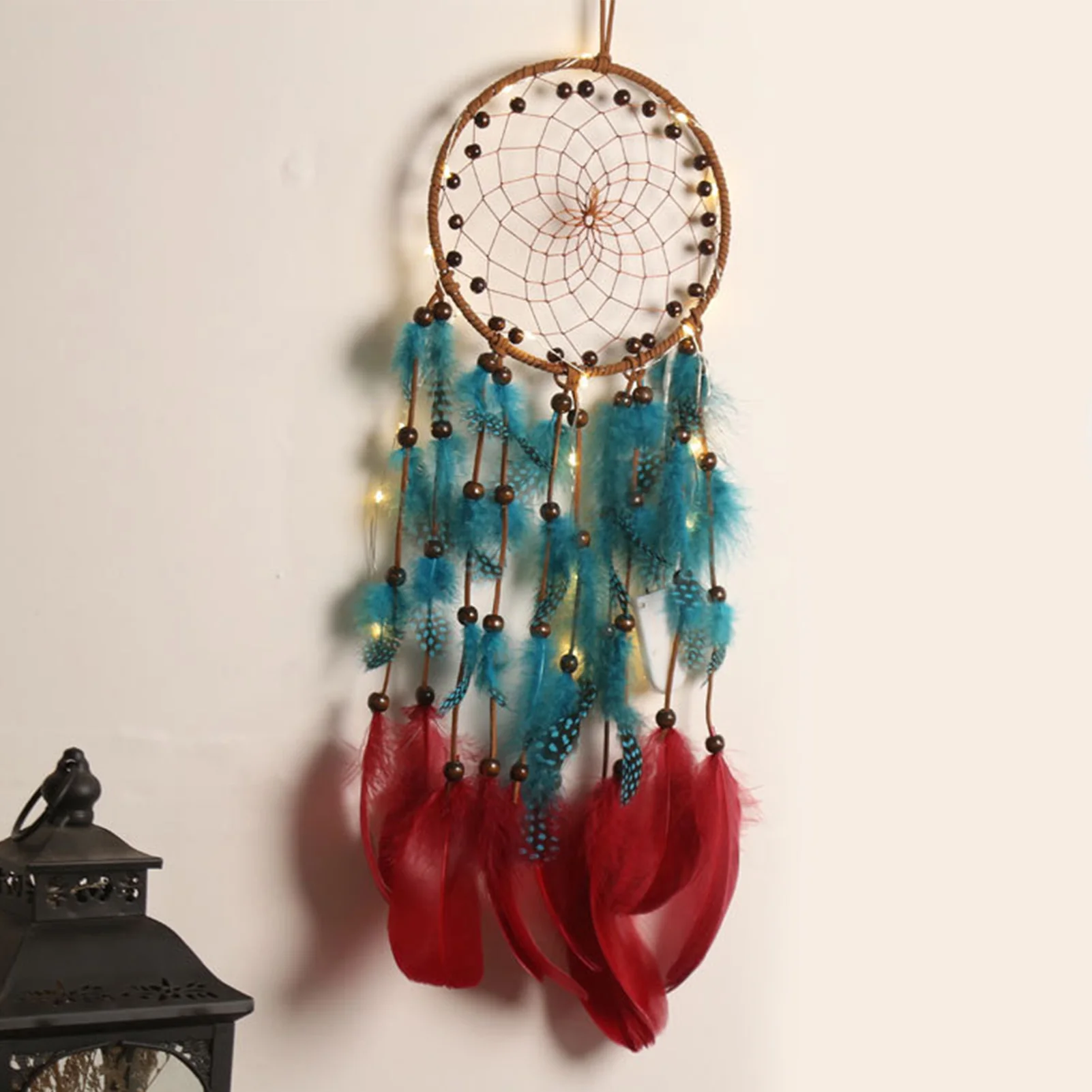 Handmade Feather Beads Dream Catcher Wall Hanging Decoration Dreamcatchers Ornament Pendant for Home Garden Bedroom Cars
Handmade Feather Beads Dream Catcher Wall Hanging Decoration Dreamcatchers Ornament Pendant for Home Garden Bedroom Cars
