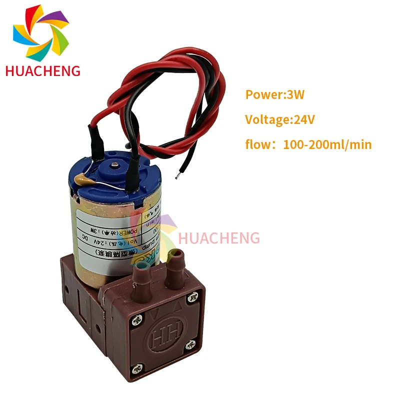 

HHJDKJ Micro Diaphragm Pump 3W HH Ink Pump for Infinite Xuli Sky-Color DX5 Printer 100-200ml/Min Pump for Pumping Oil