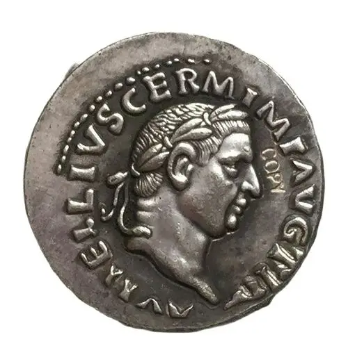 Старинные римские монеты, латунь с серебряным покрытием, антикварные реплики, декоративные поделки, тип 28