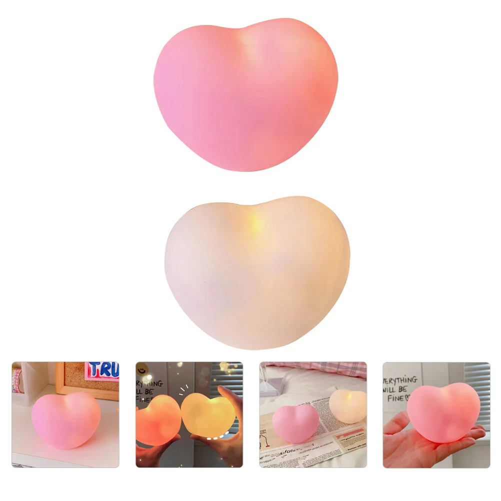 2Pcs Heart Shape Night Lamps Creative Desktop Vibe Lights Decorative Tabletop Lamps
2Pcs Heart Shape Night Lamps Creative Desktop Vibe Lights Decorative Tabletop Lamps