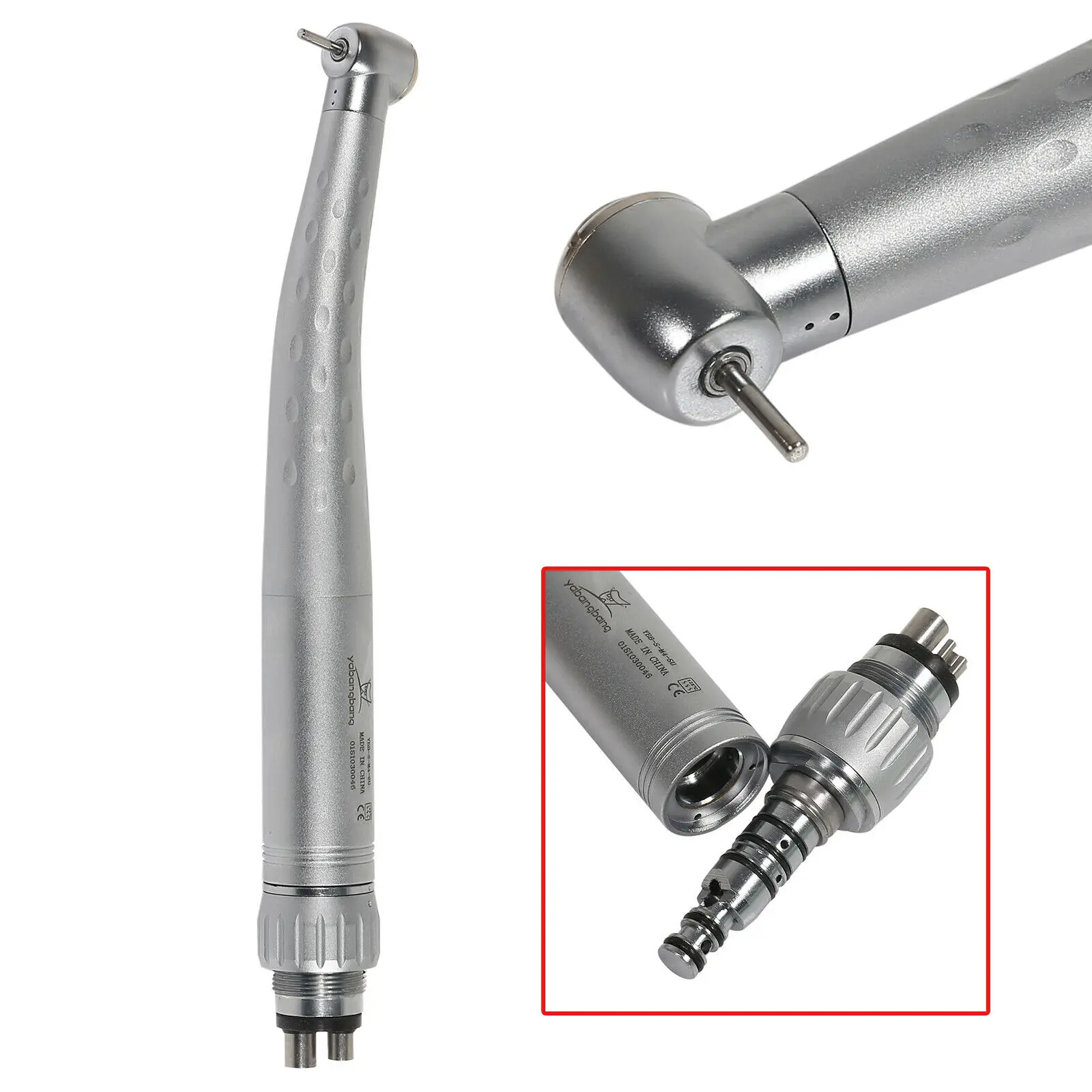 Standard Head Dental High Speed Handpiece with 4 Hole Swivel Quick Coupler Fit Kavo 
Standard Head Dental High Speed Handpiece with 4 Hole Swivel Quick Coupler Fit Kavo