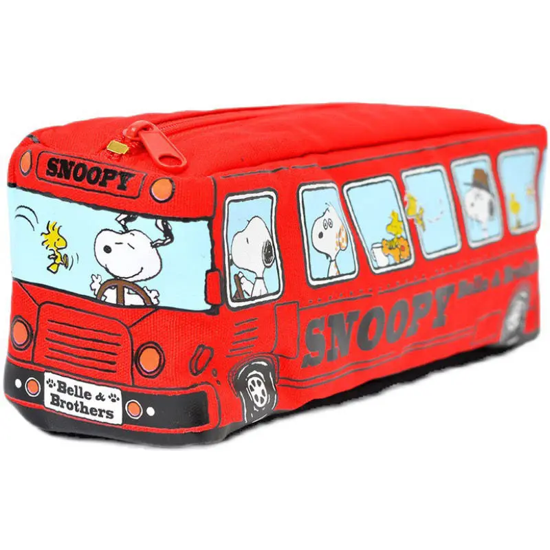 New Snoopy Stationery Bag Kawaii Cartoon Creative Bus Student Large Capacity Pencil Bag Children's Birthday Gift
New Snoopy Stationery Bag Kawaii Cartoon Creative Bus Student Large Capacity Pencil Bag Children's Birthday Gift