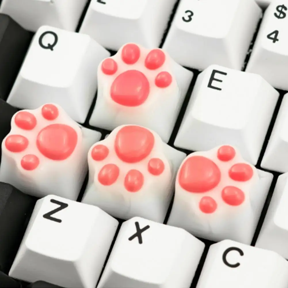 1pcs Soft Cat Paw Keycap Games Backlit Cat Paw DIY Keyboards Star Key Cap Keycap Mechanical Personality Keyboard Keycaps T1Q9 
1pcs Soft Cat Paw Keycap Games Backlit Cat Paw DIY Keyboards Star Key Cap Keycap Mechanical Personality Keyboard Keycaps T1Q9