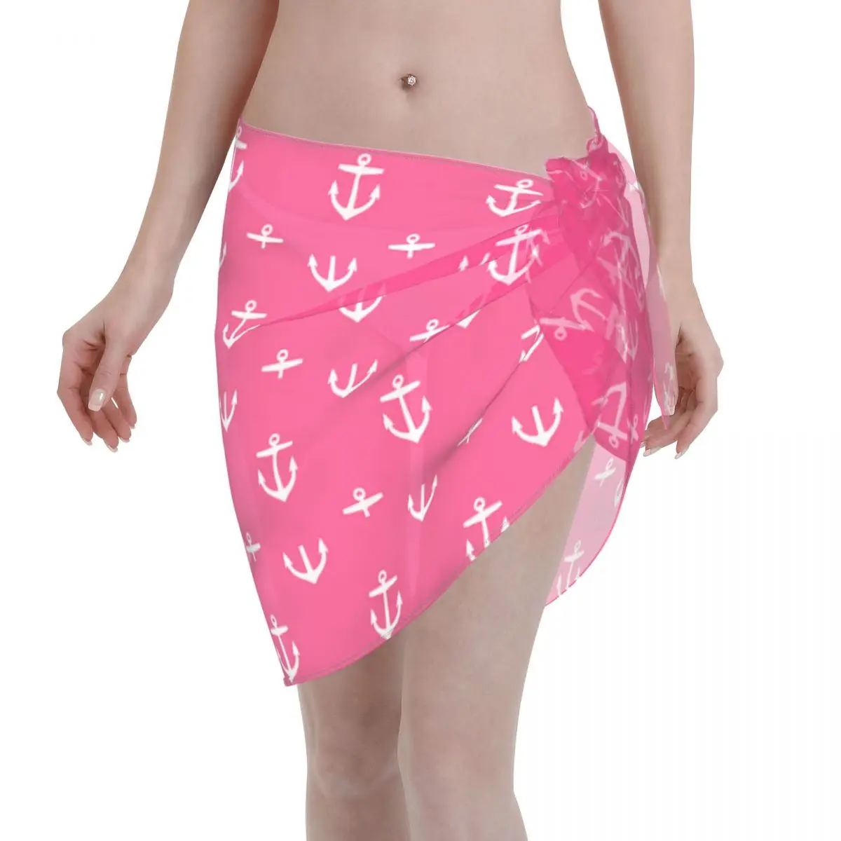 Sexy Women Pink Anchor Perspective Kaftan Sarong Beach Wear Beach Bikini Wrap Short Skirt
Sexy Women Pink Anchor Perspective Kaftan Sarong Beach Wear Beach Bikini Wrap Short Skirt