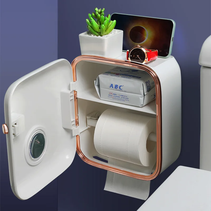 Toilet Wall-mounted Paper Shelves Tissue Boxes Bathroom Punch-free Household Toilet Paper Roll Holders Pumping Box Paper Holders
Toilet Wall-mounted Paper Shelves Tissue Boxes Bathroom Punch-free Household Toilet Paper Roll Holders Pumping Box Paper Holders