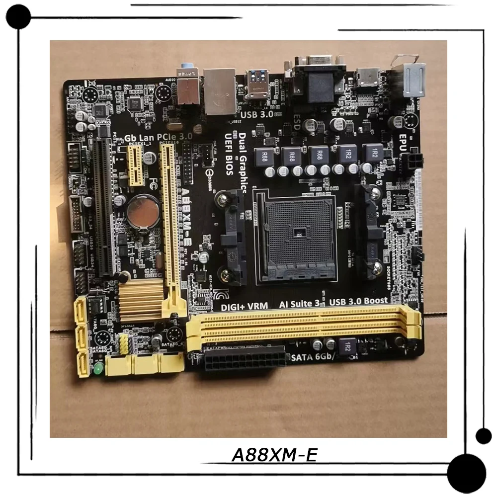 A88XM-E для ASUS Micro ATX материнская плата A88X Socket FM2/FM2 + Поддержка AMD A10/A8/A6/A4/Athlon 100% протестирована Быстрая доставка
A88XM-E для ASUS Micro ATX материнская плата A88X Socket FM2/FM2 + Поддержка AMD A10/A8/A6/A4/Athlon 100% протестирована Быстрая доставка