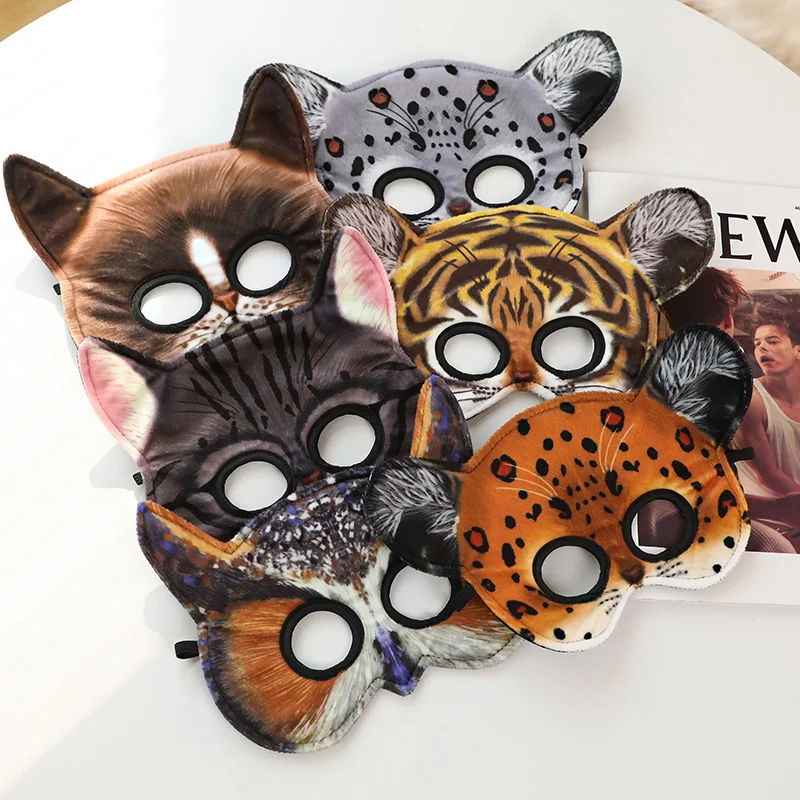 3D Animal Cute Cartoon Sleep Mask Realistic Creative Tiger Cat Shade Sleeping Mask Halloween Accessories Patches Eye Cover
3D Animal Cute Cartoon Sleep Mask Realistic Creative Tiger Cat Shade Sleeping Mask Halloween Accessories Patches Eye Cover