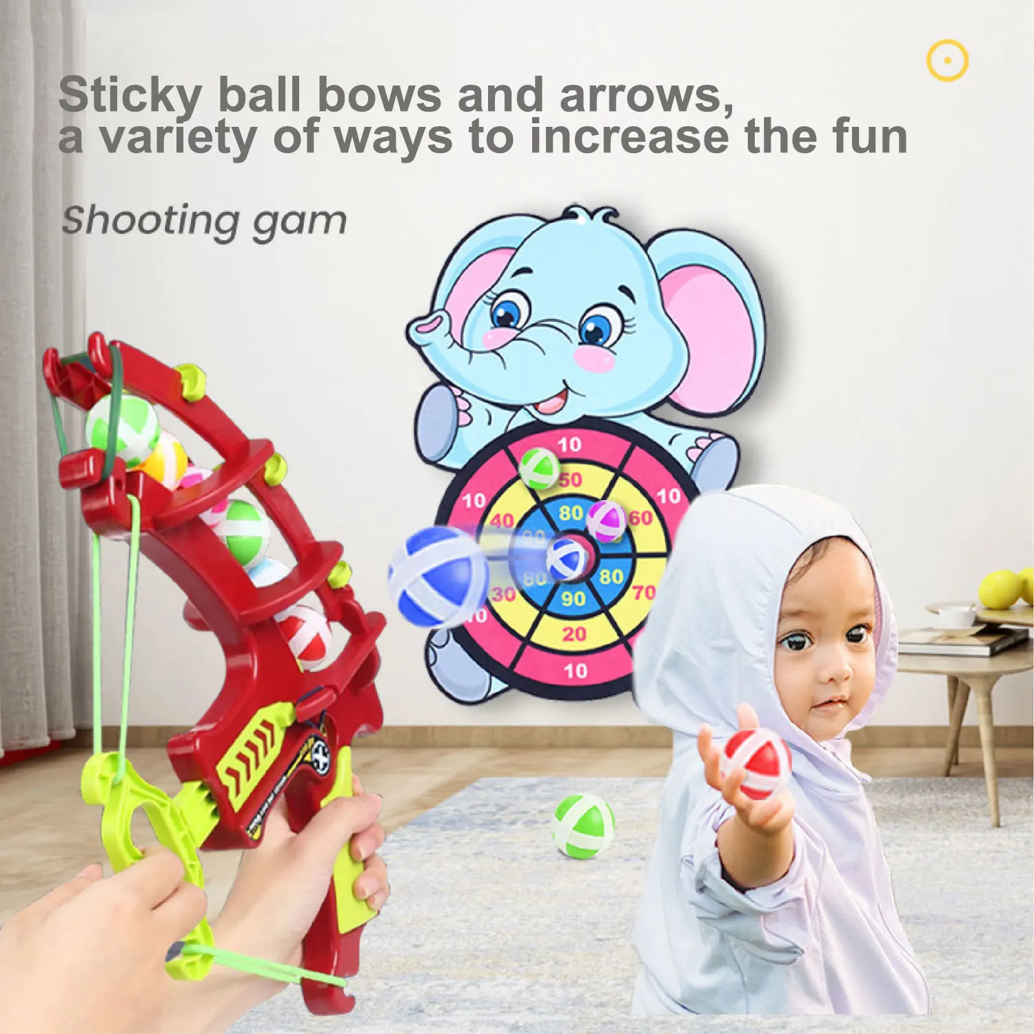 Slingshot Target Sticky Ball Dartboard Dinosaur Creative Throw Sports Board Games Montessori Basketball Christmas Gift for Kids
Slingshot Target Sticky Ball Dartboard Dinosaur Creative Throw Sports Board Games Montessori Basketball Christmas Gift for Kids