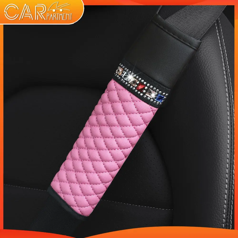 Protective Cover Leather Diamond Soft Car Seat Belt Shoulder Cover Car Shoulder Cover Car Supplies Breathable Comfortable
Protective Cover Leather Diamond Soft Car Seat Belt Shoulder Cover Car Shoulder Cover Car Supplies Breathable Comfortable