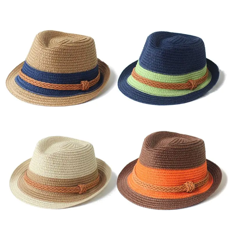 Summer Children Straw Hat Baby Hats Boys Vacation Jazz Hat Outdoor for Sun Beach
Summer Children Straw Hat Baby Hats Boys Vacation Jazz Hat Outdoor for Sun Beach