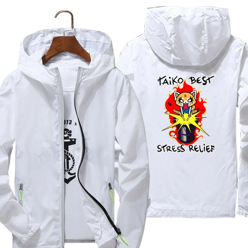 Death Metal Aggretsuko Aggressive Retsuko 7 Unisex Jackets Thin Hooded Running Windproof Repellent Cycling Windbreaker Clothing
Death Metal Aggretsuko Aggressive Retsuko 7 Unisex Jackets Thin Hooded Running Windproof Repellent Cycling Windbreaker Clothing