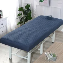 Thickened Beauty Salon Massage Bed Fitted Sheet With Open hole Beauty Bedspread