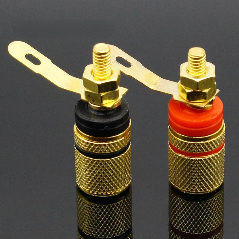 2pcs Gold Plated Amplifier Speaker Terminal Binding Post Banana Plug Socket Connector Suitable for 4mm banana plugs
2pcs Gold Plated Amplifier Speaker Terminal Binding Post Banana Plug Socket Connector Suitable for 4mm banana plugs