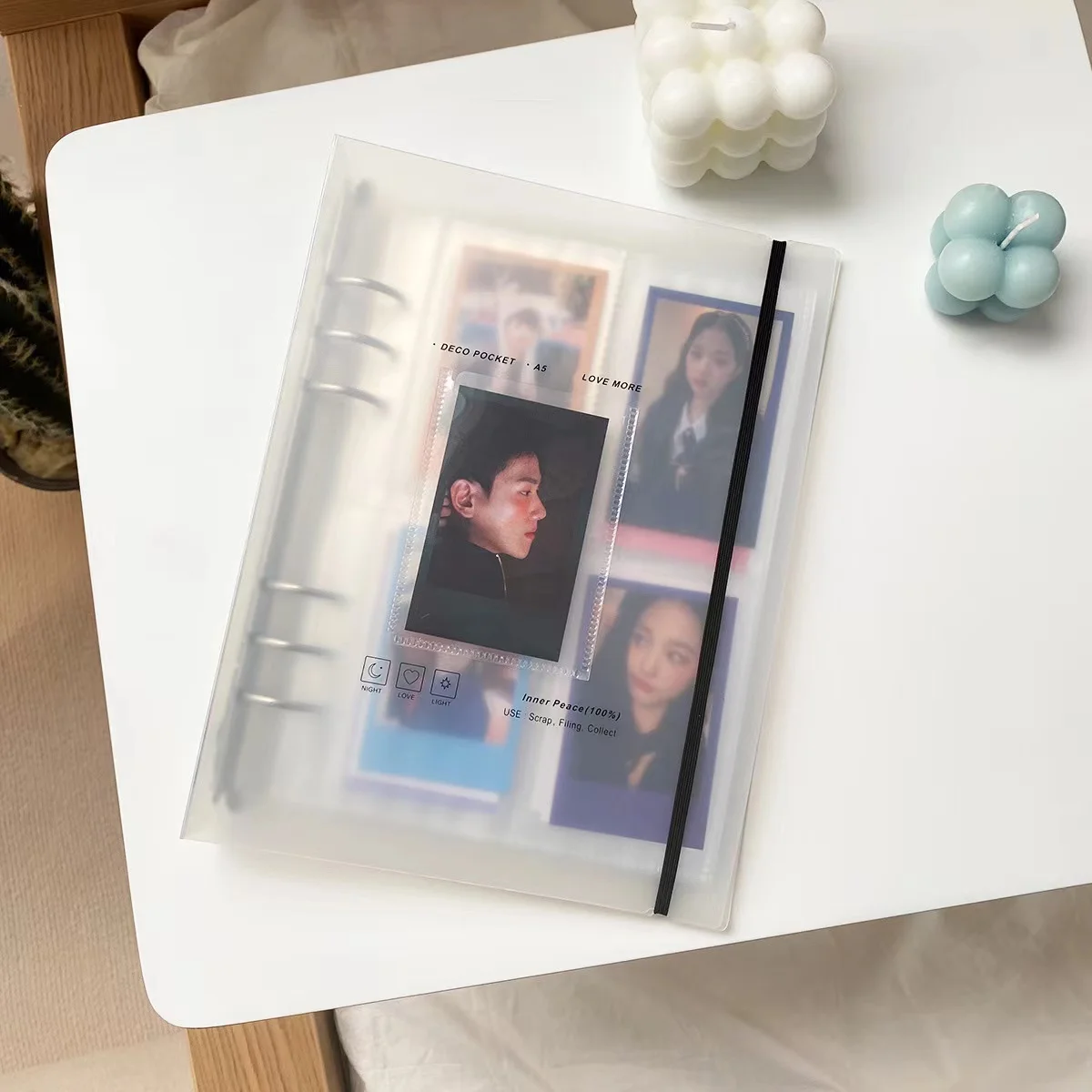 Korean Binder Photocard Collect Book postcards Scrapbook Idol Photos Card Binder Frosted cover Polaroid Photo Album
Korean Binder Photocard Collect Book postcards Scrapbook Idol Photos Card Binder Frosted cover Polaroid Photo Album