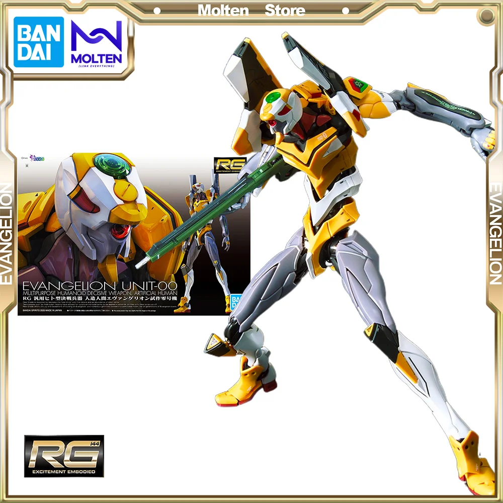 

Bandai Original RG All-Purpose Humanoid Decisive Battle Weapon Artificial Human Evangelion ProtoType Unit-00 Action Figure Model