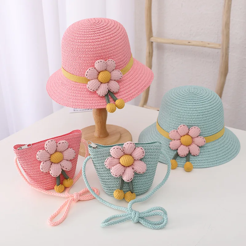 2022 New Girl Straw Weave Cute Sun Hat Bags Baby Sweet Style Seaside Sun Protection Caps Kids Backpack Coin Purse Sunshade Tool
2022 New Girl Straw Weave Cute Sun Hat Bags Baby Sweet Style Seaside Sun Protection Caps Kids Backpack Coin Purse Sunshade Tool