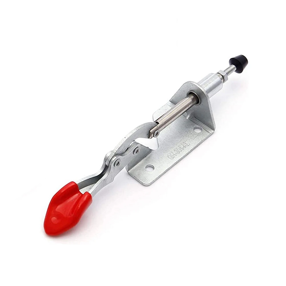 90Kg Antislip Vertical Toggle Clamp GH-301-AL Quick Release Horizontal Clamps Woodworking Clip Hand Clamping Tools
90Kg Antislip Vertical Toggle Clamp GH-301-AL Quick Release Horizontal Clamps Woodworking Clip Hand Clamping Tools