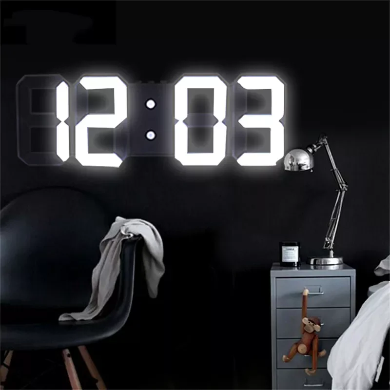 Anpro 3D Large LED Digital Wall Clock Date Time Celsius Nightlight Display Table Desktop Clocks Alarm Clock From Living Room
Anpro 3D Large LED Digital Wall Clock Date Time Celsius Nightlight Display Table Desktop Clocks Alarm Clock From Living Room