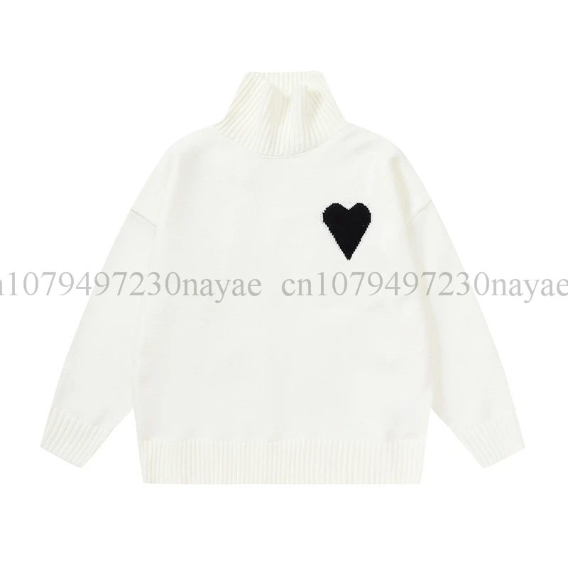 2023 Fashion Casual Sweaters Men Women Love Sweater Knitted Pullover Turtleneck Mens Thickening Winter Man Embroidery Clothing
2023 Fashion Casual Sweaters Men Women Love Sweater Knitted Pullover Turtleneck Mens Thickening Winter Man Embroidery Clothing