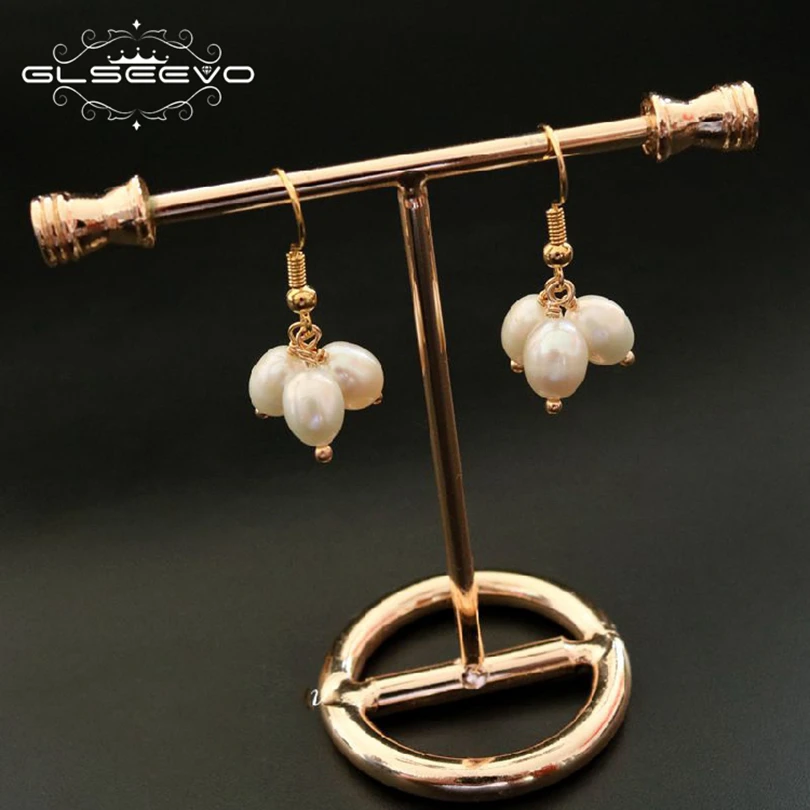 GLSEEVO Natural Fresh Water Pearl Dangle Earring Drop Earrings For Women Wedding Luxury Jewelry Brincos 2018 GE0502
GLSEEVO Natural Fresh Water Pearl Dangle Earring Drop Earrings For Women Wedding Luxury Jewelry Brincos 2018 GE0502