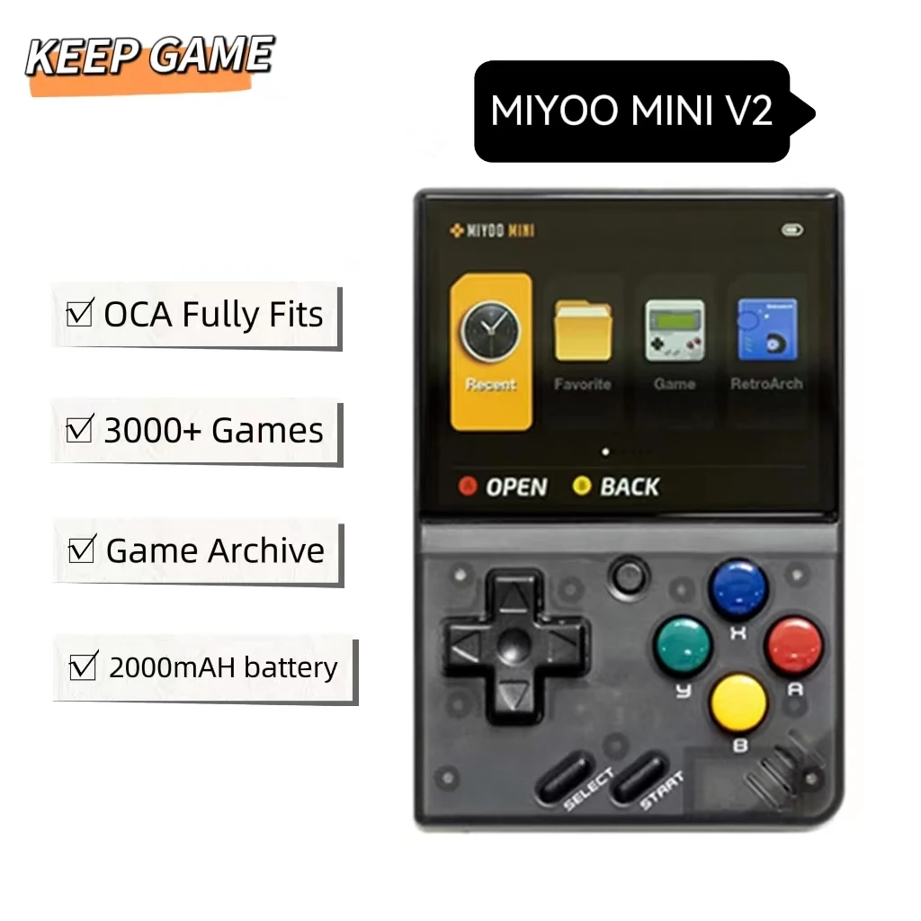 MINI V2 Retro Video Game Console 2500 Games Portable Console Retro Arch Linux System Pocket Handheld Game Player Gift
MINI V2 Retro Video Game Console 2500 Games Portable Console Retro Arch Linux System Pocket Handheld Game Player Gift