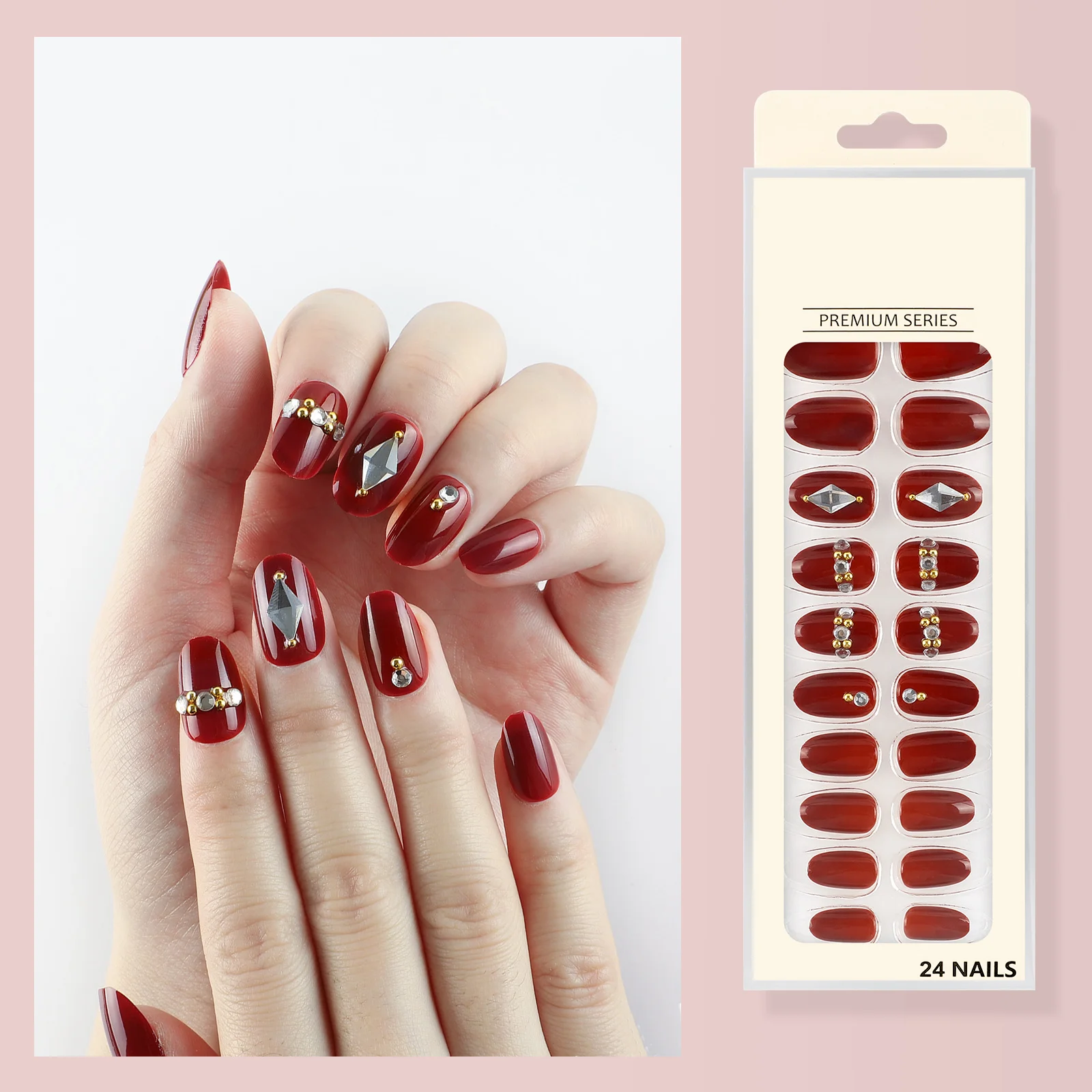 Fake Nails Full Cover Artificial Reusable Professional Acrylic False Nails with Tools for DIY Press on Extension Nail Art
Fake Nails Full Cover Artificial Reusable Professional Acrylic False Nails with Tools for DIY Press on Extension Nail Art