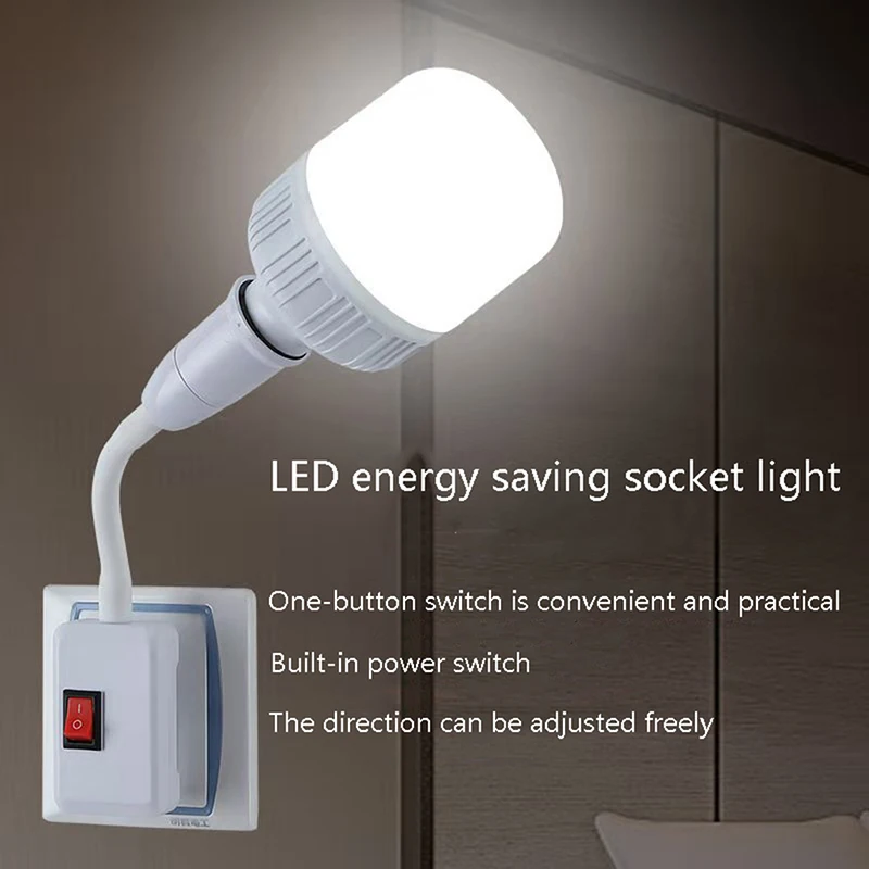Stainless Steel E27 Wall Flexible Holder Light Flexible Bend Mobile Test Light Socket Book light Adapter Plug Switch
Stainless Steel E27 Wall Flexible Holder Light Flexible Bend Mobile Test Light Socket Book light Adapter Plug Switch