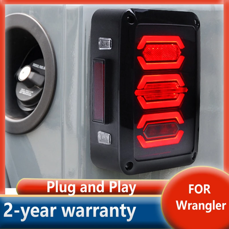 For Jeep Wrangler LED Dynamic Taillight 2007-2017 taillights Rear Fog Lamp Turn Signal Highlight Reversing and Brake Accessories
For Jeep Wrangler LED Dynamic Taillight 2007-2017 taillights Rear Fog Lamp Turn Signal Highlight Reversing and Brake Accessories
