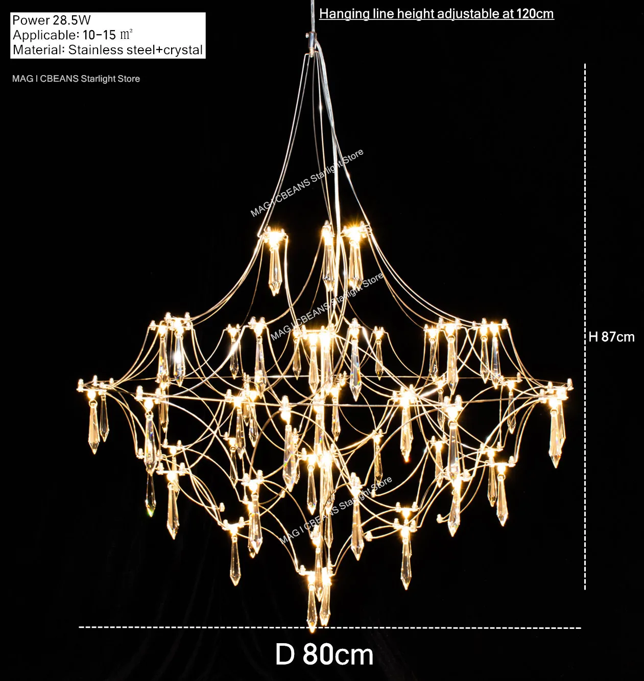 Звездная хрустальная люстра MAG I CBEANS
Звездная хрустальная люстра MAG I CBEANS