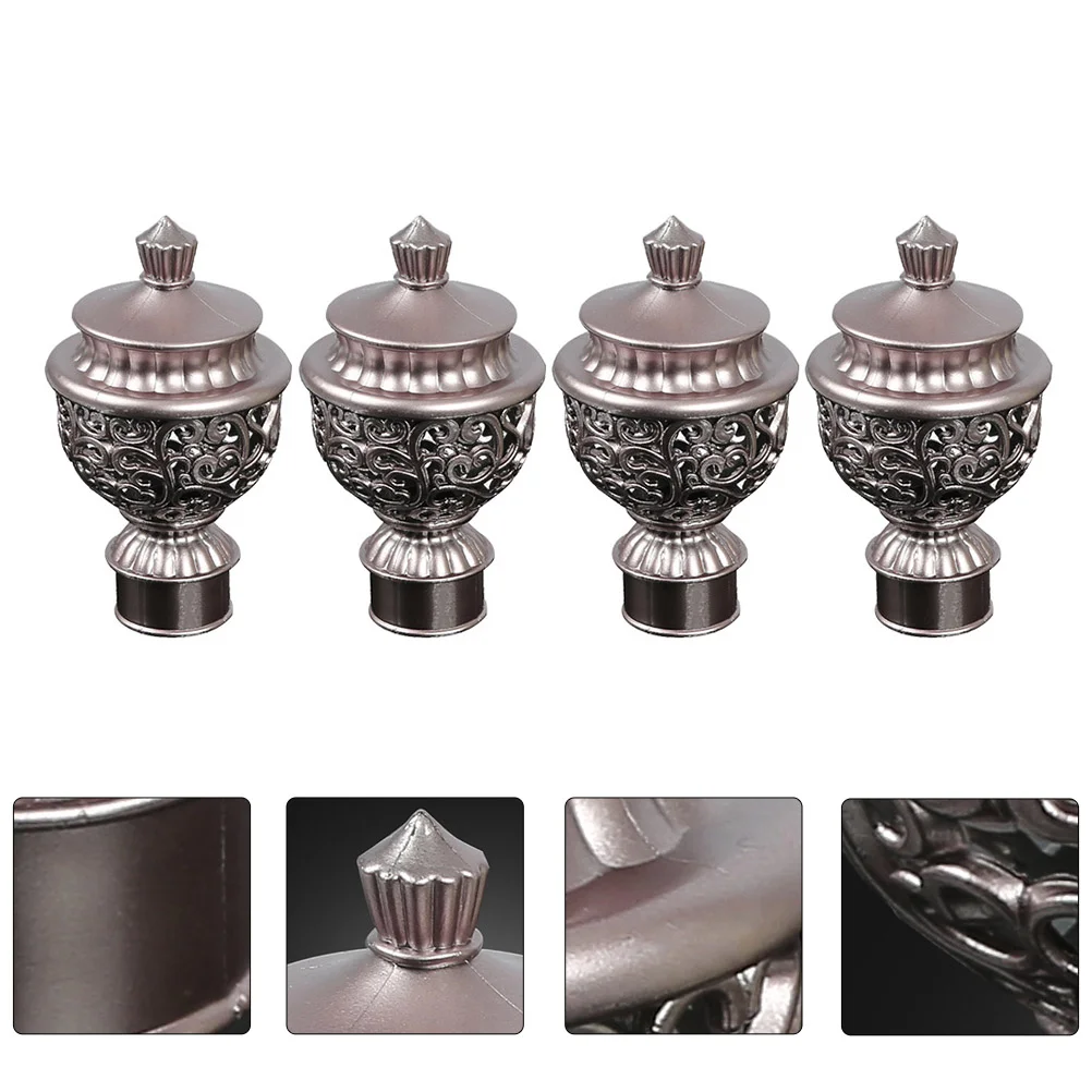 Roman Rod Iron Round Head Decorative Curtain Ends Accessories Final Pole Hollow-out Metal Trim
Roman Rod Iron Round Head Decorative Curtain Ends Accessories Final Pole Hollow-out Metal Trim