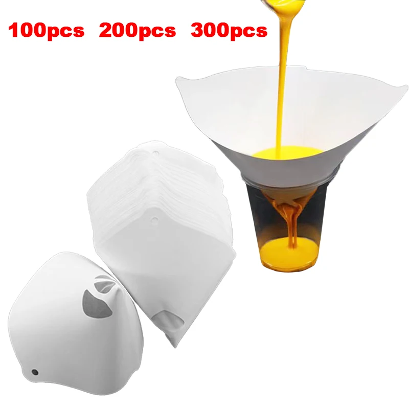 100Pcs Paint Filter funnel Paper Purifying Straining Cup Disposable 100 Mesh Paint Filte Conical Nylon Micron Paper Funnels
100Pcs Paint Filter funnel Paper Purifying Straining Cup Disposable 100 Mesh Paint Filte Conical Nylon Micron Paper Funnels