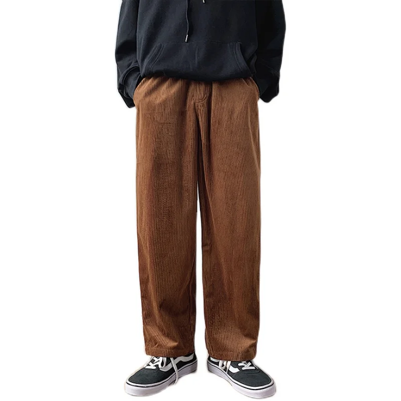 Men's Casual Pants Wide String Corduroy Pants Are Loose Clothing Hip-hop Loose At The Bottom
Men's Casual Pants Wide String Corduroy Pants Are Loose Clothing Hip-hop Loose At The Bottom
