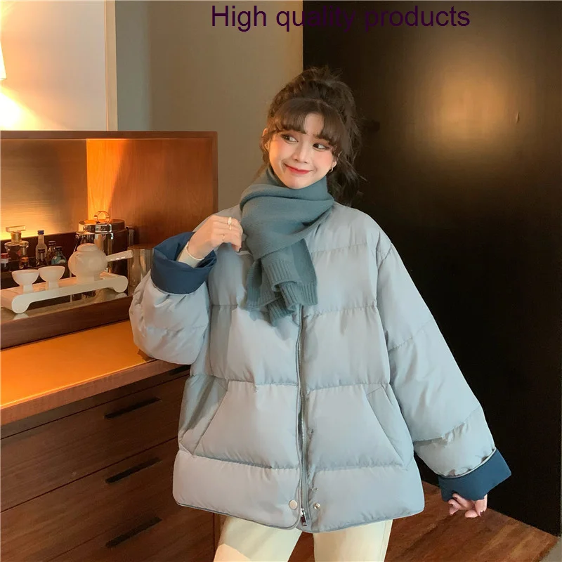 

Oversize Solid Jacket Casual Warm Cozy High Quality Padded Quilted Coat Women Winter Clothes Y2kTrending Products