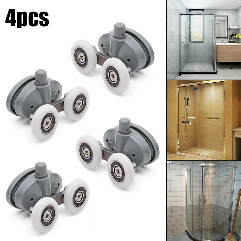 Wheels Top & Bottom Rollers Replace Parts Replacement Runner Set Shower Door Twin 19/23/25/27mm 4pcs Accessories
Wheels Top & Bottom Rollers Replace Parts Replacement Runner Set Shower Door Twin 19/23/25/27mm 4pcs Accessories