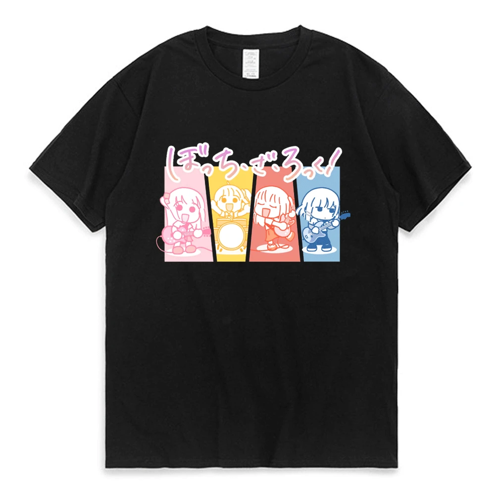Kawaii Anime Bocchi The Rock T Shirt Hitori Gotoh Yamada Ryo Kita Ikuyo T-shirts Men's Women Oversized 100% Cotton T-shirt Tops
Kawaii Anime Bocchi The Rock T Shirt Hitori Gotoh Yamada Ryo Kita Ikuyo T-shirts Men's Women Oversized 100% Cotton T-shirt Tops