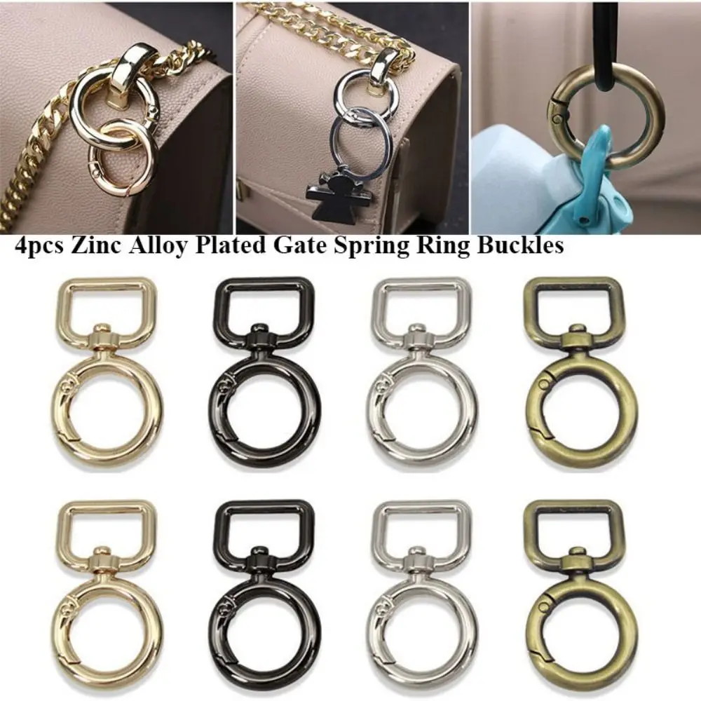 4pcs 4 Colors Spring Ring Buckles New Square&Round 45*26mm Snap Clasp Clip Zinc Alloy Hooks Purses Handbags Buckles
4pcs 4 Colors Spring Ring Buckles New Square&Round 45*26mm Snap Clasp Clip Zinc Alloy Hooks Purses Handbags Buckles