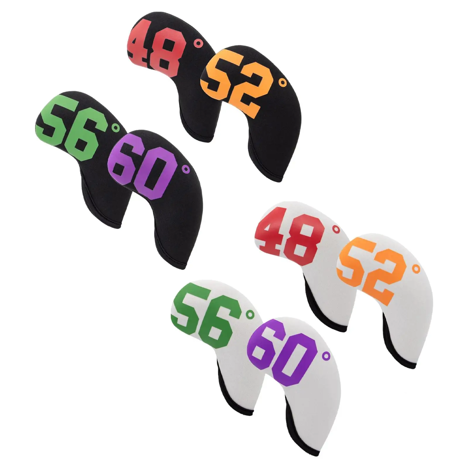 4 Pieces Golf Iron Headcover Club Head Covers Protection with Degree Transport Anti Scratch Accessories Easy Identification
4 Pieces Golf Iron Headcover Club Head Covers Protection with Degree Transport Anti Scratch Accessories Easy Identification
