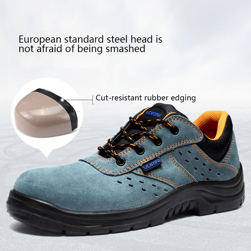 Comfortable Men's Work Shoes Anti-smashing Foot Protection Steel Toe Cap Work Sneakers Puncture-proof Durable Outdoor Work Shoes
Comfortable Men's Work Shoes Anti-smashing Foot Protection Steel Toe Cap Work Sneakers Puncture-proof Durable Outdoor Work Shoes
