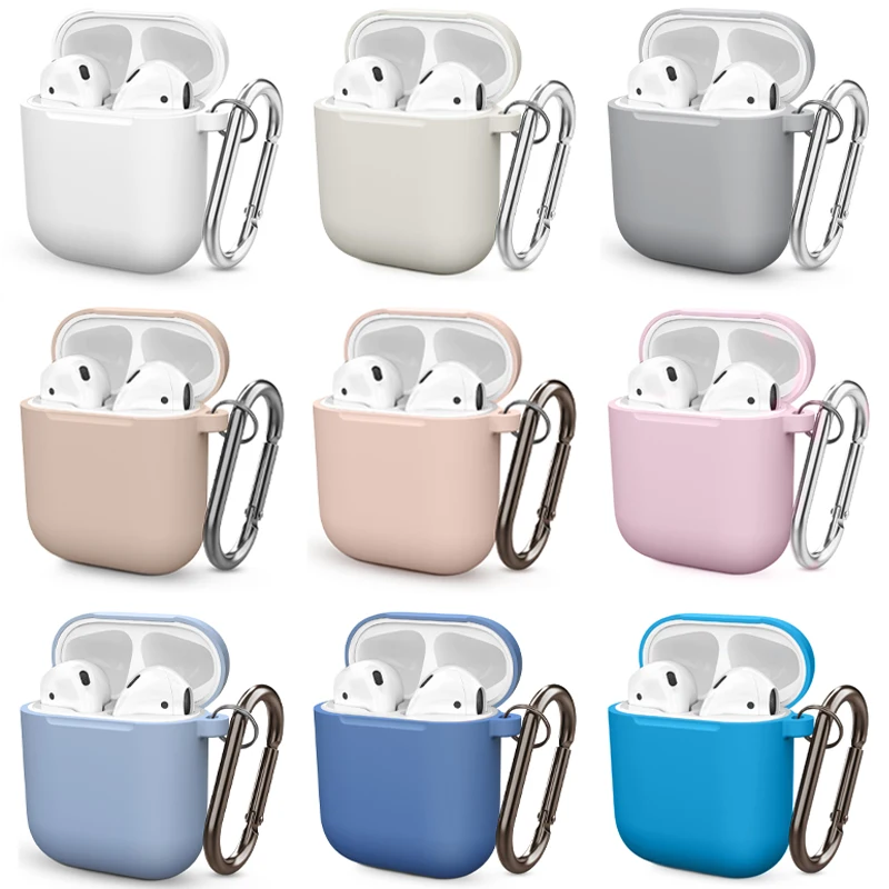 Мягкий чехол из жидкого силикона для Apple AirPods 2/1, беспроводная версия Bluetooth, чехол для AirPods 1/2, чехол для зарядного бокса
Мягкий чехол из жидкого силикона для Apple AirPods 2/1, беспроводная версия Bluetooth, чехол для AirPods 1/2, чехол для зарядного бокса