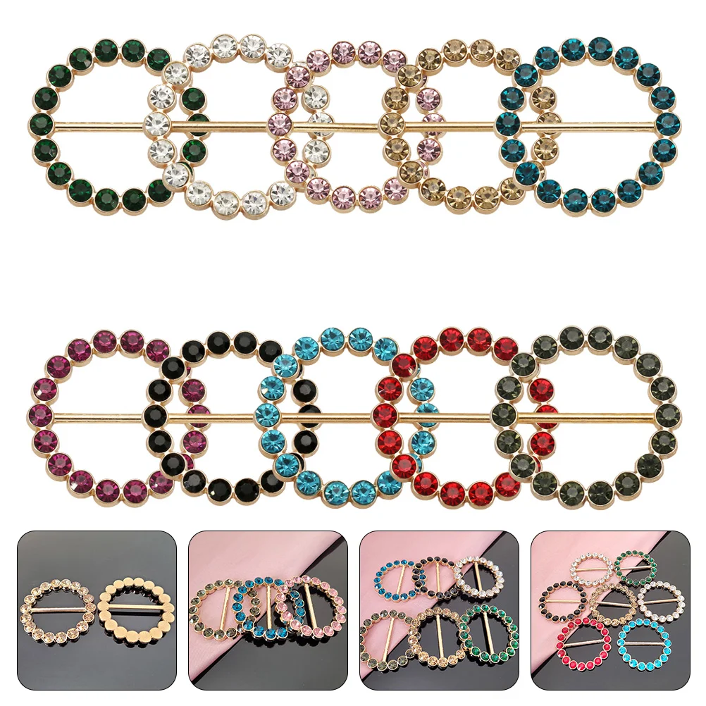 Clip Scarf Ring Buckle Shirt Clothing Tie Circle T Clips Rings Exquisite Waist Fastener Wrap Holder Metal Silk Pin Rhinestone
Clip Scarf Ring Buckle Shirt Clothing Tie Circle T Clips Rings Exquisite Waist Fastener Wrap Holder Metal Silk Pin Rhinestone