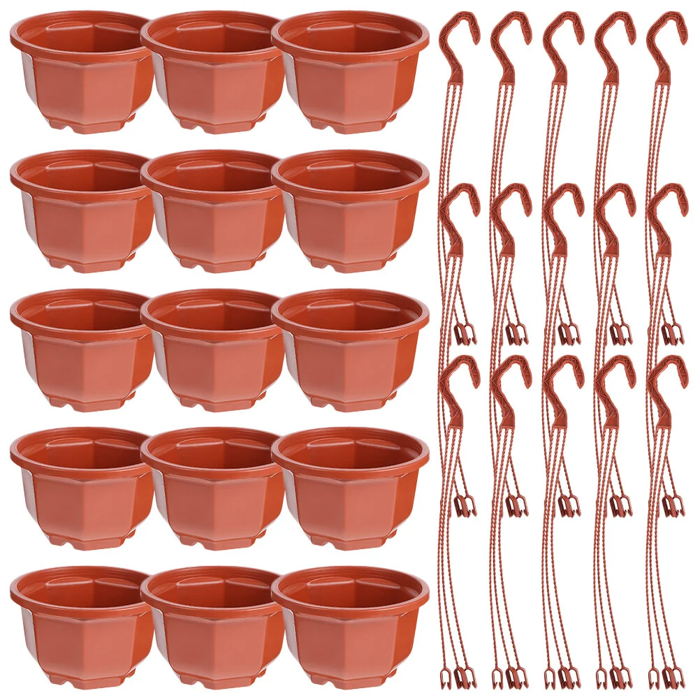 15 Sets Home Decor Vase Hanging Plants Pot Flower Bed Indoor Basket Container Plastic Hook
15 Sets Home Decor Vase Hanging Plants Pot Flower Bed Indoor Basket Container Plastic Hook