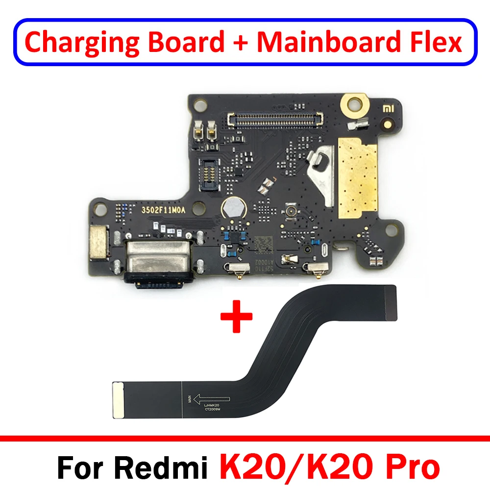 Original For Redmi K20 Pro USB Port Charger Dock Plug Connector Charging Board Flex + Main Flex Cable For Xiaomi Mi 9T Pro
Original For Redmi K20 Pro USB Port Charger Dock Plug Connector Charging Board Flex + Main Flex Cable For Xiaomi Mi 9T Pro