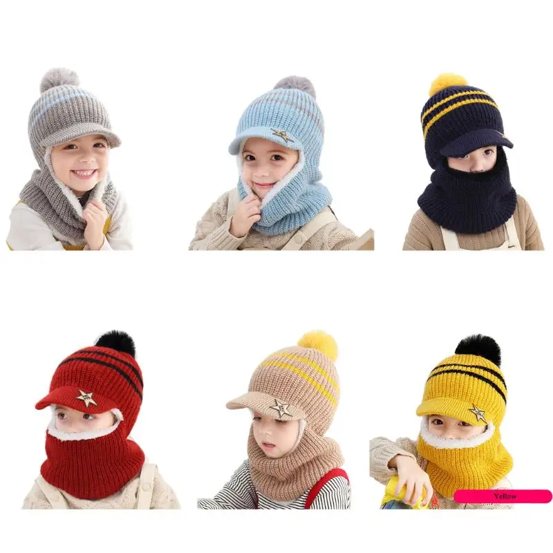 Girls Boys Winter Warm Hat Toddler Baby Knit Fleece Lining Beanie Hat Earflap Hood Scarves Kids Balaclava Hat Skiing
Girls Boys Winter Warm Hat Toddler Baby Knit Fleece Lining Beanie Hat Earflap Hood Scarves Kids Balaclava Hat Skiing