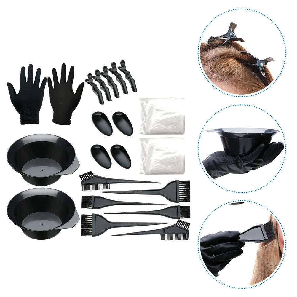 Hair Kit Dye Coloring Tools Dying Brush Bowl Cap Protector Ear Comb Color Gloves Salon Brushes Set Dyeing
Hair Kit Dye Coloring Tools Dying Brush Bowl Cap Protector Ear Comb Color Gloves Salon Brushes Set Dyeing