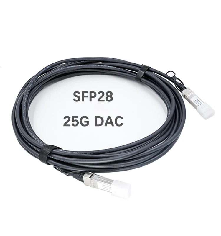 25G SFP28 DAC 1m 2m 3m 4m 5m Passive Direct Attach Copper Twinax Cable SFP28 Tp SFP 28 25G DAC
25G SFP28 DAC 1m 2m 3m 4m 5m Passive Direct Attach Copper Twinax Cable SFP28 Tp SFP 28 25G DAC