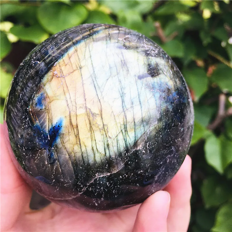 Natural Labradorite Crystal Ball High Quality Healing Labradorite Stone Glossy Crystal Ball Decoration + Base
Natural Labradorite Crystal Ball High Quality Healing Labradorite Stone Glossy Crystal Ball Decoration + Base