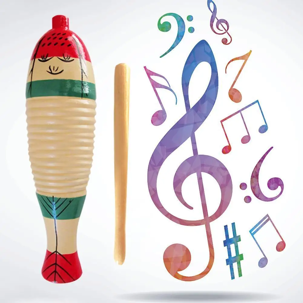 Fish Frog Percussion for Children Kid Musical Instrument Accessories Long Large Wooden Birthday Chritmas Gift 2-4 Years
Fish Frog Percussion for Children Kid Musical Instrument Accessories Long Large Wooden Birthday Chritmas Gift 2-4 Years